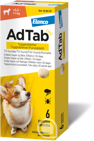 168327 AdTab til hunde  > 5.5-11 kg