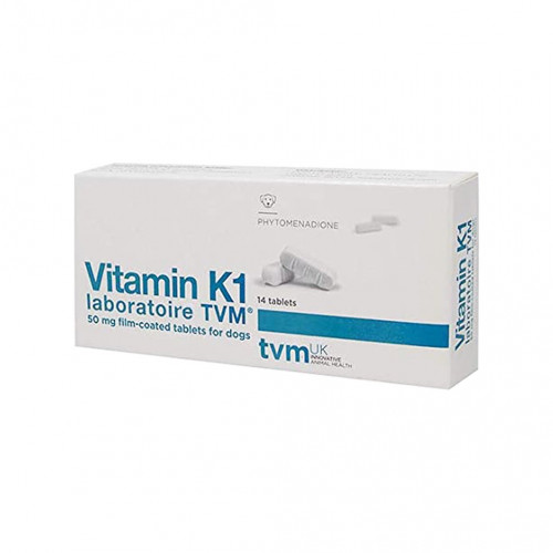 Vitamine K1 50 mg "Laboratoire TVM" Importør ProVet 50 mg, Pharmo