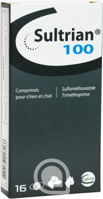 808242 Sultrian 100 "Ceva" tabletter 100+ 20 mg (F)