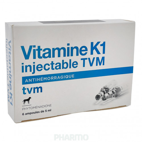 Vitamin K1, 10 mg/ml inj (DE) 10 mg/ml, 6 x 5 ml | Pharmo