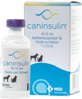 809759 Caninsulin Vet. 40 IE/ml (Tysk)