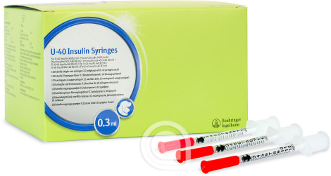 913388 Prozinc U-40 Insulin Syringes